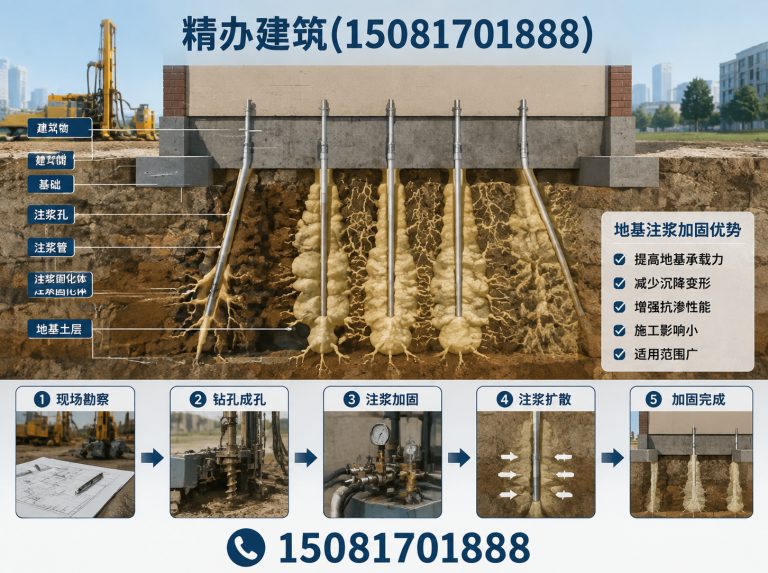 鸡泽县地基注浆加固展示图