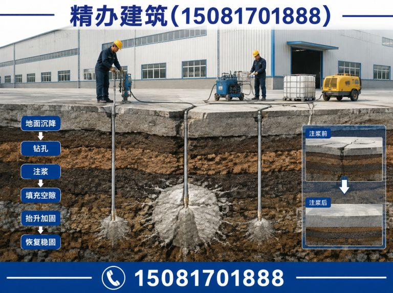 鸡泽县回填土下沉注浆展示图